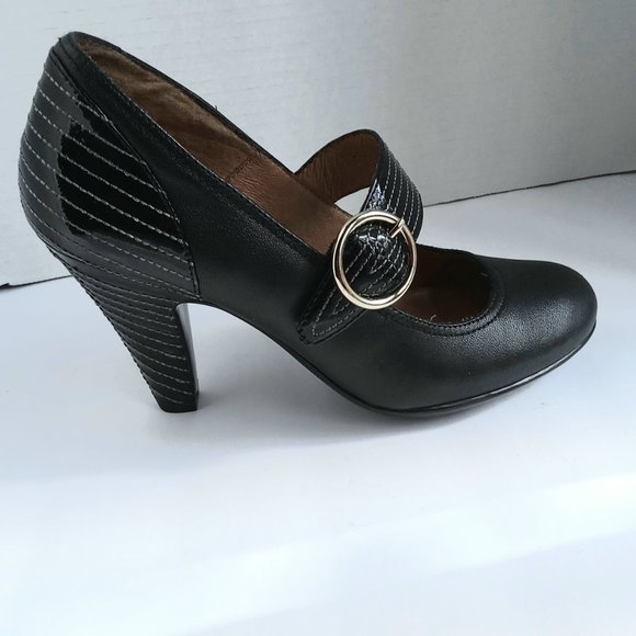 Sofft Shoes - SOFFT BLACK GENUINE LEATHER MARY JANE SHOES